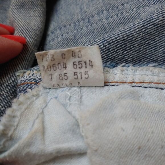 Levis 651 Orange Label VINTAGE Women's Size 34x28 (Tag 34x36) Denim Jeans - Picture 2 of 11